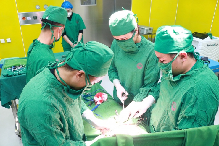 Trong đêm mưa bão số 3, đội ngũ y bác sĩ Trung Tâm Y tế Quảng Yên đã kích hoạt báo động đỏ cứu sống 2 sản phụ.
