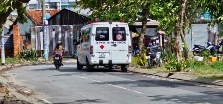 Thi thể ông PD sau đó được đưa về nhà xác để phục vụ điều tra. Ảnh: HT