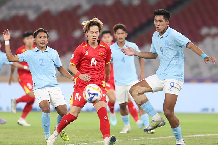 Video bóng đá U23 Việt Nam - U23 Campuchia: Bữa tiệc bàn thắng đánh đầu (U23 Đông Nam Á)