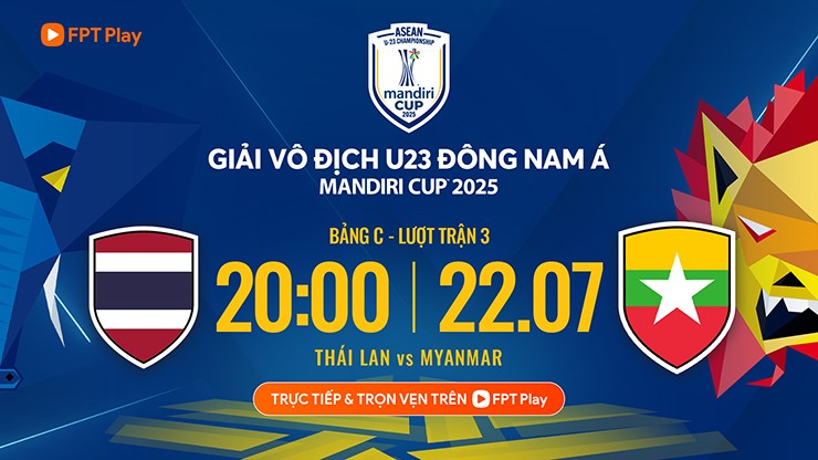 Trực tiếp bóng đá U23 Thái Lan - U23 Myanmar: "Voi chiến" tung đội hình mạnh (U23 Đông Nam Á) - 1