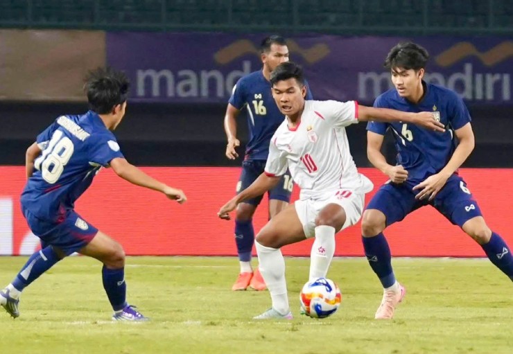 U23 Thái Lan bị U23 Myanmar cầm hòa 