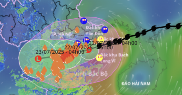 Bão số 3 bắt đầu ảnh hưởng tới đất liền, mưa lớ...