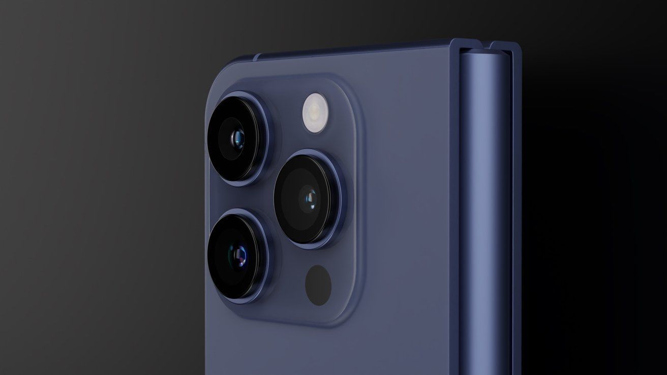 Ảnh concept iPhone Fold.