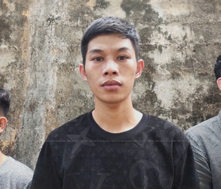 Các đối tượng tại cơ quan Công an