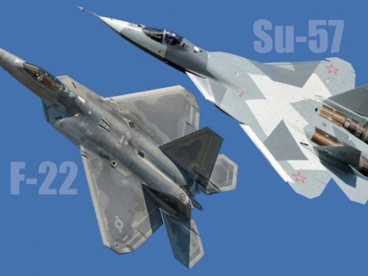 Su-57 vượt trội F-22 trong các cuộc tấn công quy mô lớn?