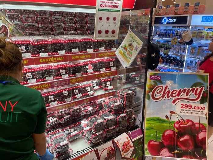 Cherry Mỹ hiện có giá rẻ hơn một nửa so với những năm trước