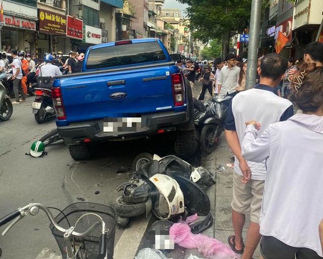 Hiện trường vụ tai nạn. Ảnh: MXH