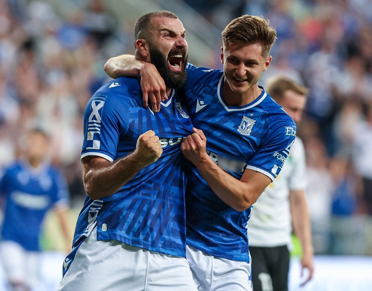 Lech Poznan tạo "mưa bàn thắng" trước Breidablik