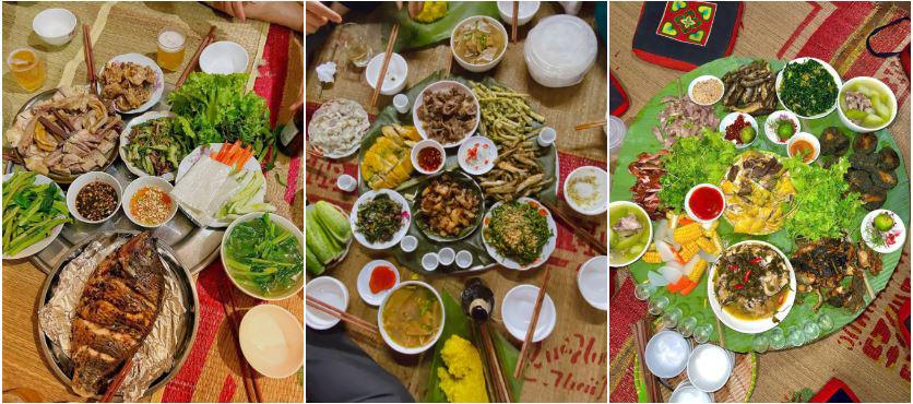 Mâm cơm toàn sản vật núi rừng, “không mất công trồng, không tốn tiền mua” của cô gái Tày gây sốt