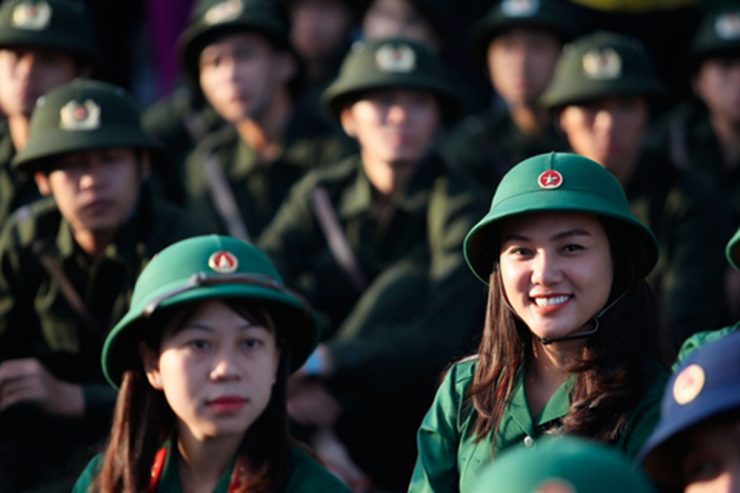 Điểm sàn các trường quân đội cao nhất 23/30 điểm. Ảnh: minh họa