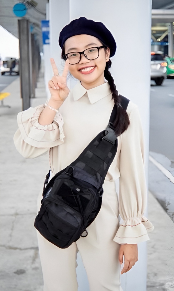 Giai đoạn dậy thì, Phương Mỹ Chi 'có da có thịt' hơn, gương mặt bầu bĩnh, đáng yêu.
