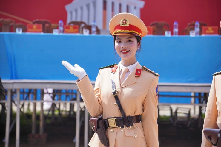 Diệp Ngọc Anh (Học viện An ninh nhân dân). Ảnh: NVCC
