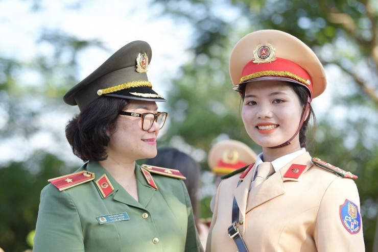 Nữ học viên An ninh nhân dân hai lần tham gia diễu binh cấp quốc gia