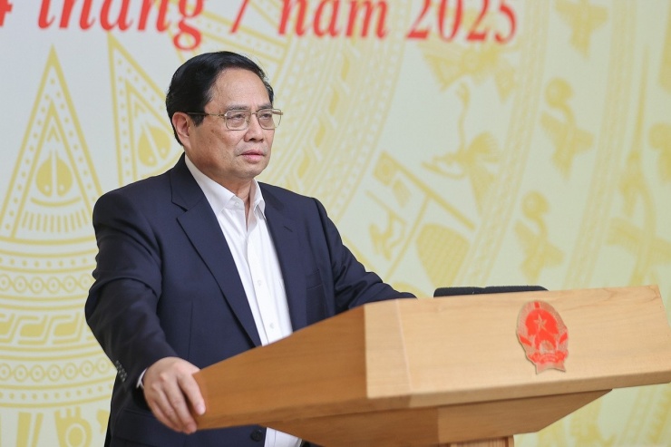 Thủ tướng Phạm Minh Chính phát biểu. Ảnh: VGP