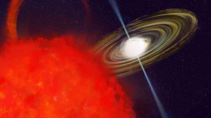 Chân dung "kỳ lân vũ trụ" - Ảnh đồ họa: NSF/AUI/NSF NRAO/P.Vosteen