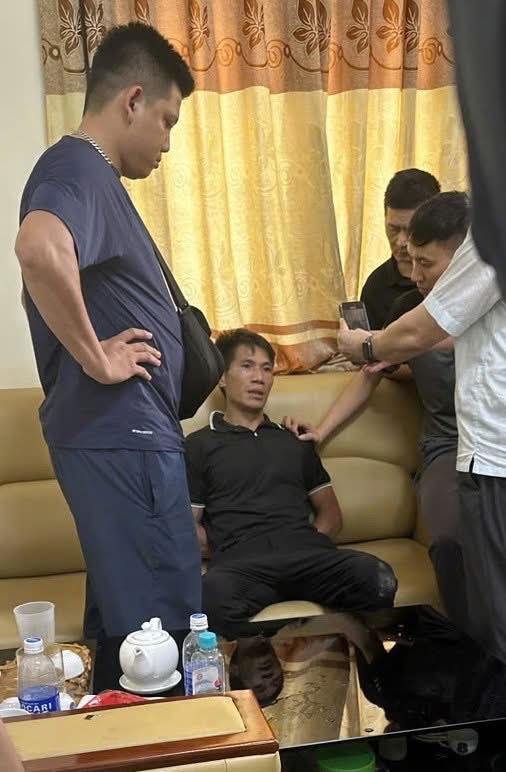 Đặng Quang Dũng bị bắt giữ. Ảnh: Công an tỉnh Lạng Sơn.