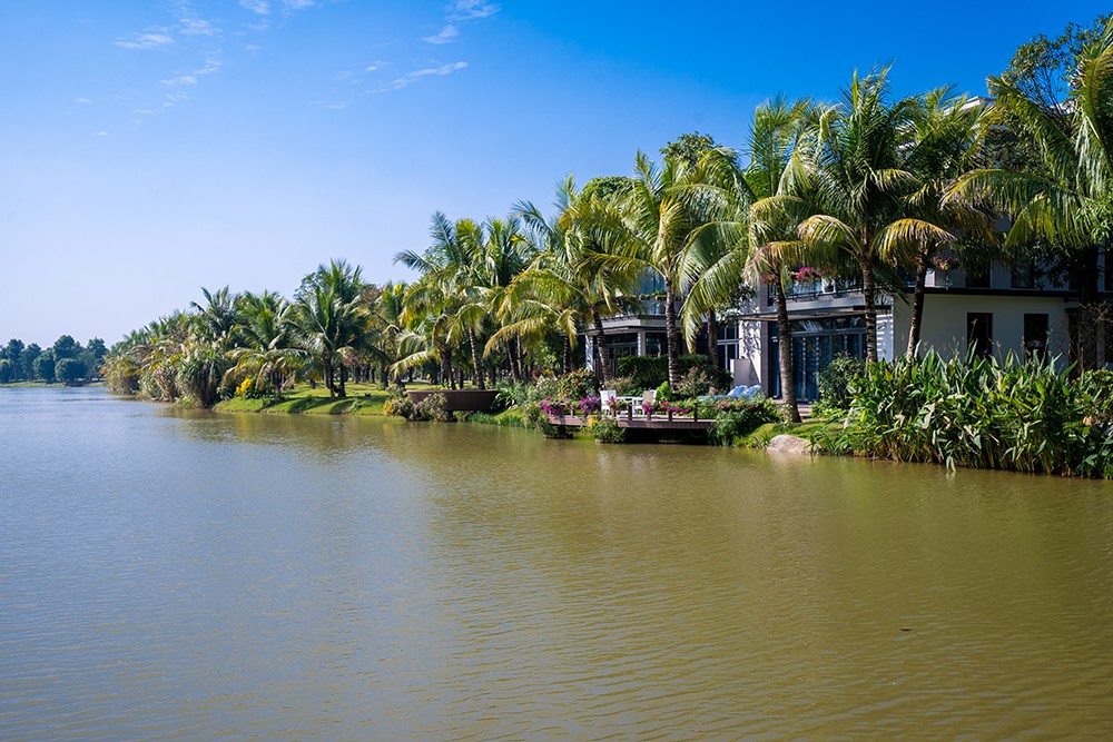 Một góc biệt thự đảo Ecopark Hưng Yên