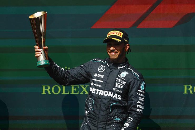 Hamilton là người giành chiến thắng cuộc đua năm 2024