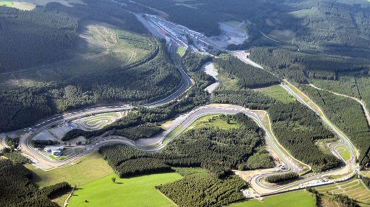Trường đua ‘tọa lạc’ ở khu vực rừng Ardennes