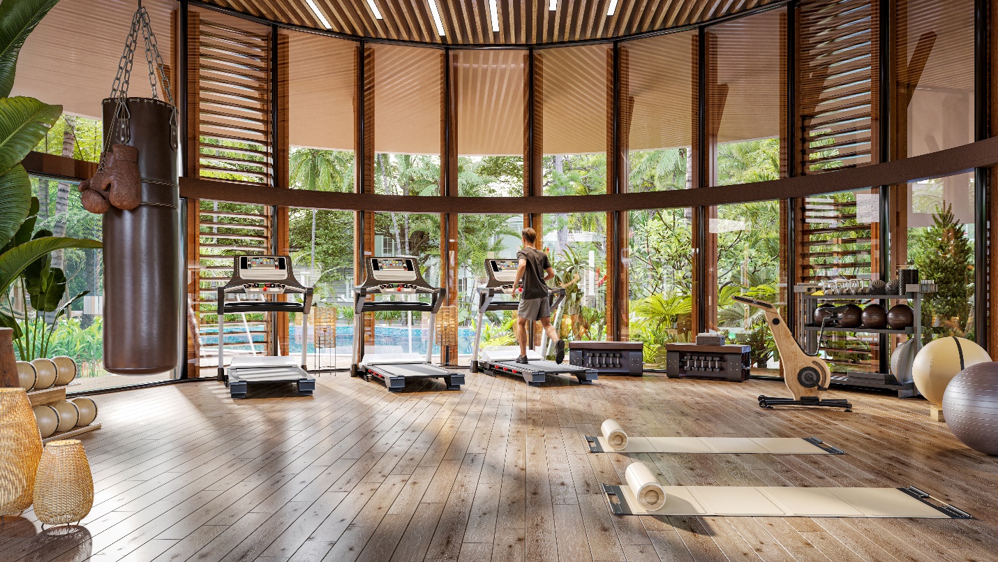 Phòng tập gym trong clubhouse