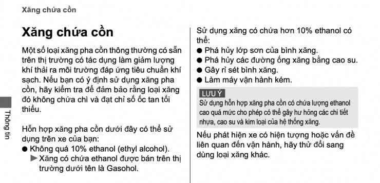 Những xe nào có thể chạy xăng E10? - 5