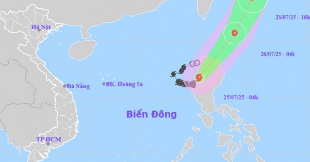 Bão Cỏ May giật cấp 12, đổ bộ vào đâu?