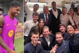Barcelona chào đón Rashford như VIP, mở tiệc chiêu đãi ở nhà hàng cao cấp