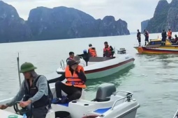 Phát hiện thi thể phụ nữ nghi là nạn nhân vụ lật tàu ở Hạ Long