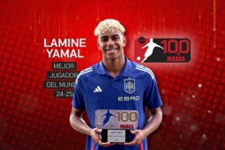 Yamal đánh bại Dembele, đoạt  " Cầu thủ xuất sắc nhất mùa giải 2024/25 " 