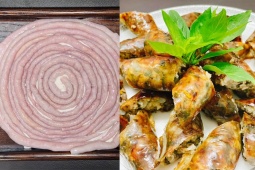 Dồi sụn giòn sần sật làm mồi nhậu ngon miễn bàn