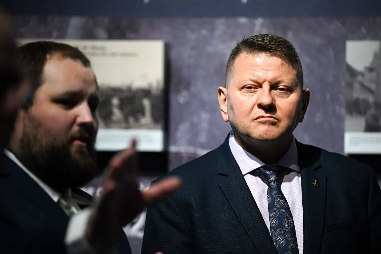 Ông Zaluzhny tham dự một sự kiện triển lãm ở Dorset, Anh vào ngày 3/4/2025 với tư cách là Đại sứ Ukraine ở London. Ảnh: Getty Images.