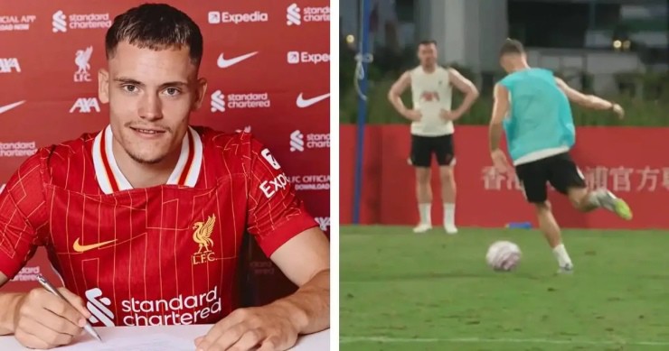 Bản hợp đồng đắt giá nhất lịch sử Liverpool,&nbsp;Florian Wirtz gây ấn tượng trong các buổi tập