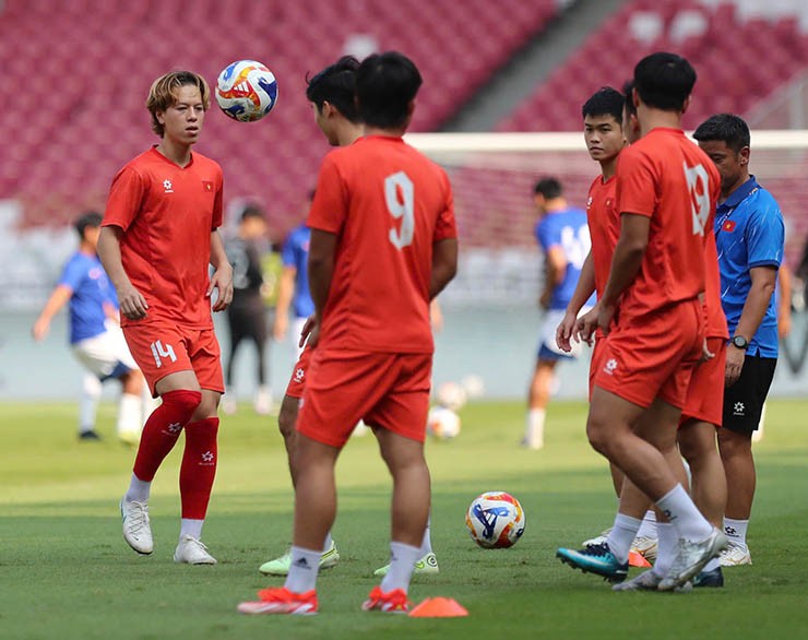 Trực tiếp bóng đá U23 Việt Nam - U23 Philippines: Thẻ đỏ trực tiếp phút 90+5 (Hết giờ) - 23