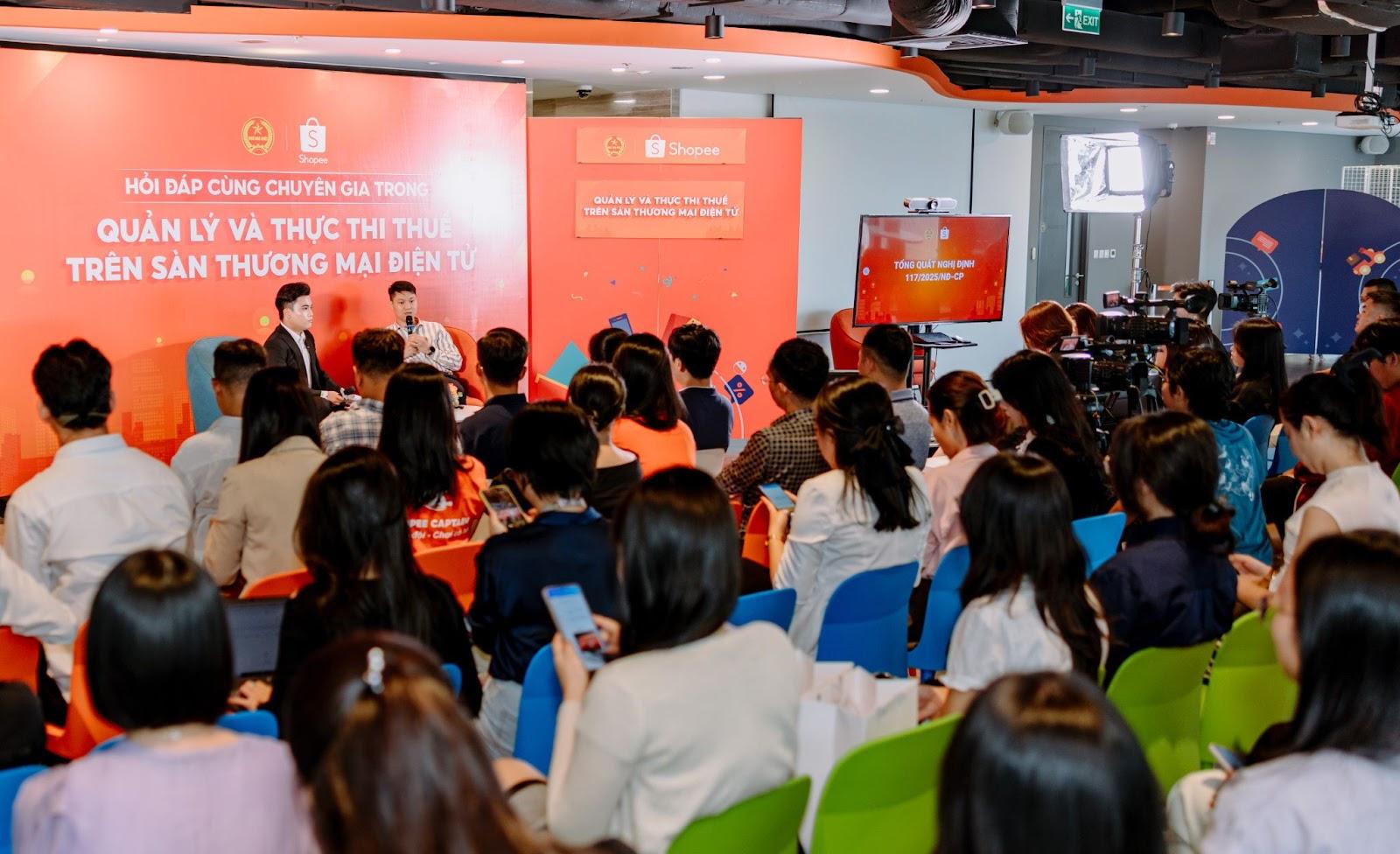 Người bán Shopee gỡ lo âu về thuế sau hội thảo hướng dẫn, làm rõ Nghị định 117 - 3