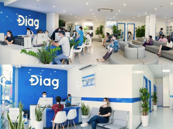 Trung tâm Y khoa DIAG - Địa chỉ xét nghiệm NIPT uy tín được mẹ bầu tin chọn. Ảnh: DIAG
