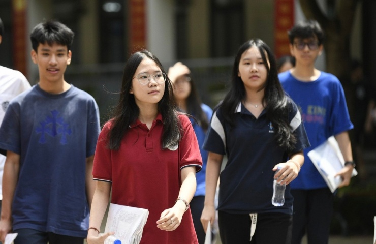 Thí sinh dự kỳ thi tốt nghiệp năm 2025. (ảnh: Như Ý)