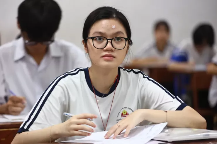 Thí sinh tham dự kỳ thi tốt nghiệp THPT tại TP.HCM. Ảnh: DI LINH