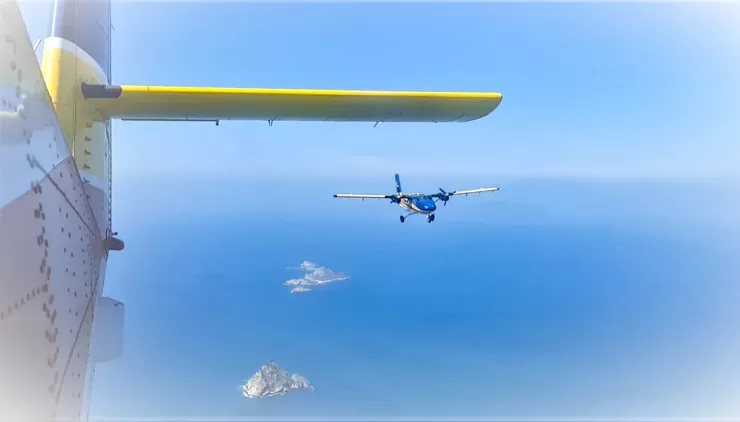 Máy bay DHC-6 luyện tập bay trinh sát, tuần thám biển.