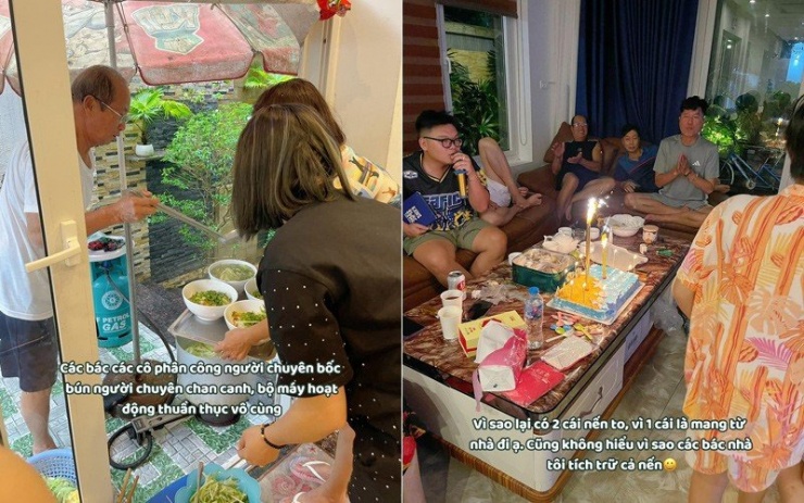 Không khí vui vẻ, ấm cúng khi cả nhà cùng trổ tài bếp núc và đàn hát trong kỳ nghỉ. Ảnh Báo Vietnamnet