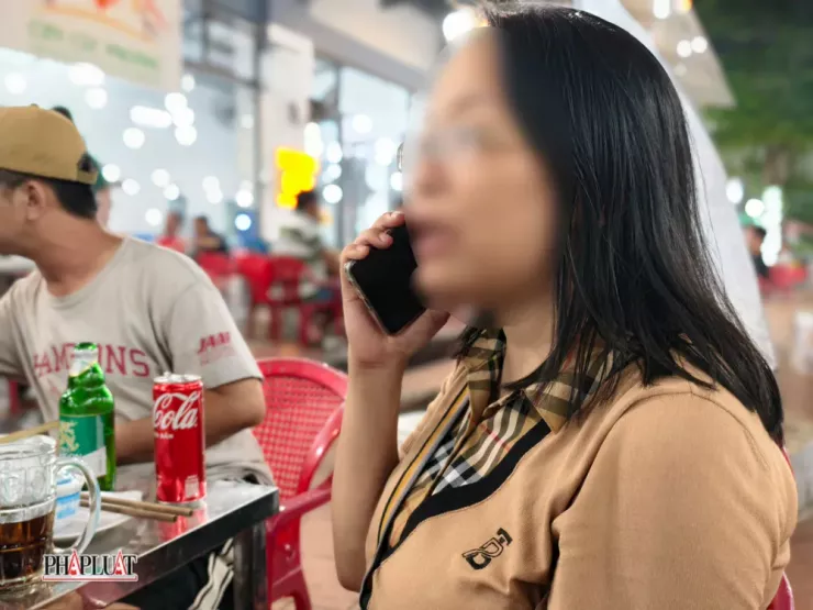 Chị D cũng thông báo cho những người thân, bạn bè... đã tìm được con gái. Ảnh: NT