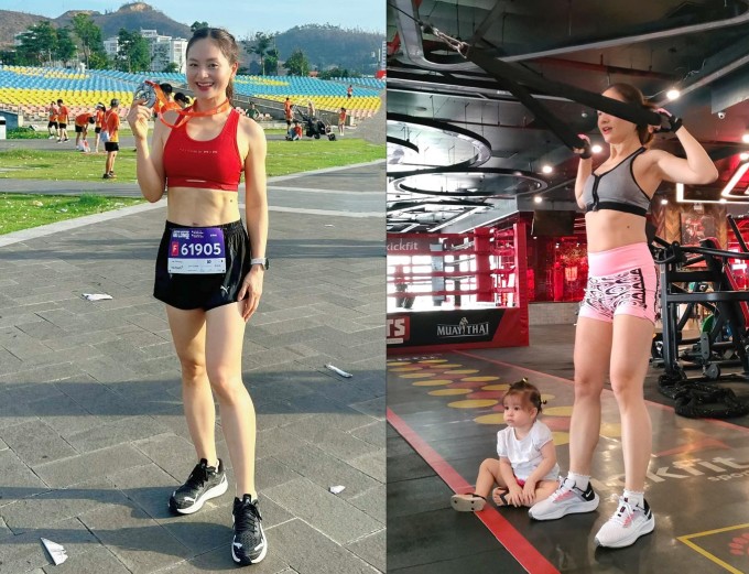 Vài tháng gần đây, Lan Phương tích cực tập gym, chạy bộ, giúp cải thiện sức khỏe thể chất đến tinh thần.