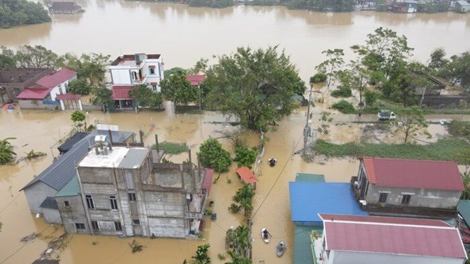 Cảnh báo những khu vực ở Hà Nội bị ảnh hưởng khi lũ lên trên sông Bùi, sông Tích, sông Đáy. (Ảnh: Cường Ngô)