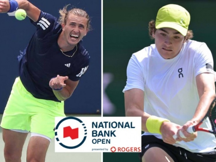Lịch thi đấu tennis đơn nam giải Canadian Open 2025 mới nhất