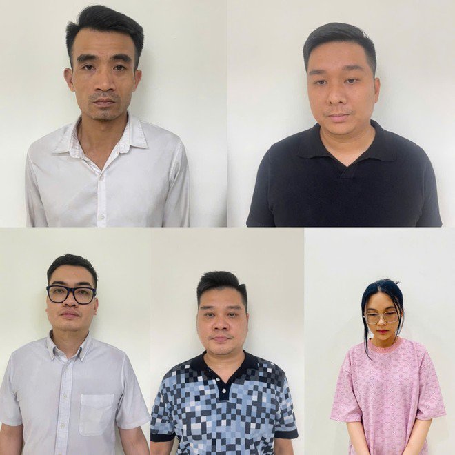 Các đối tượng trong vụ án.