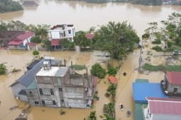 Hà Nội phát lệnh báo động lũ trên sông Tích
