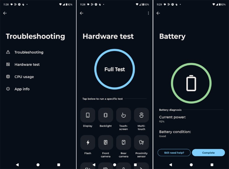 Tính năng Phone Diagnostics trên ứng dụng Samsung Members.