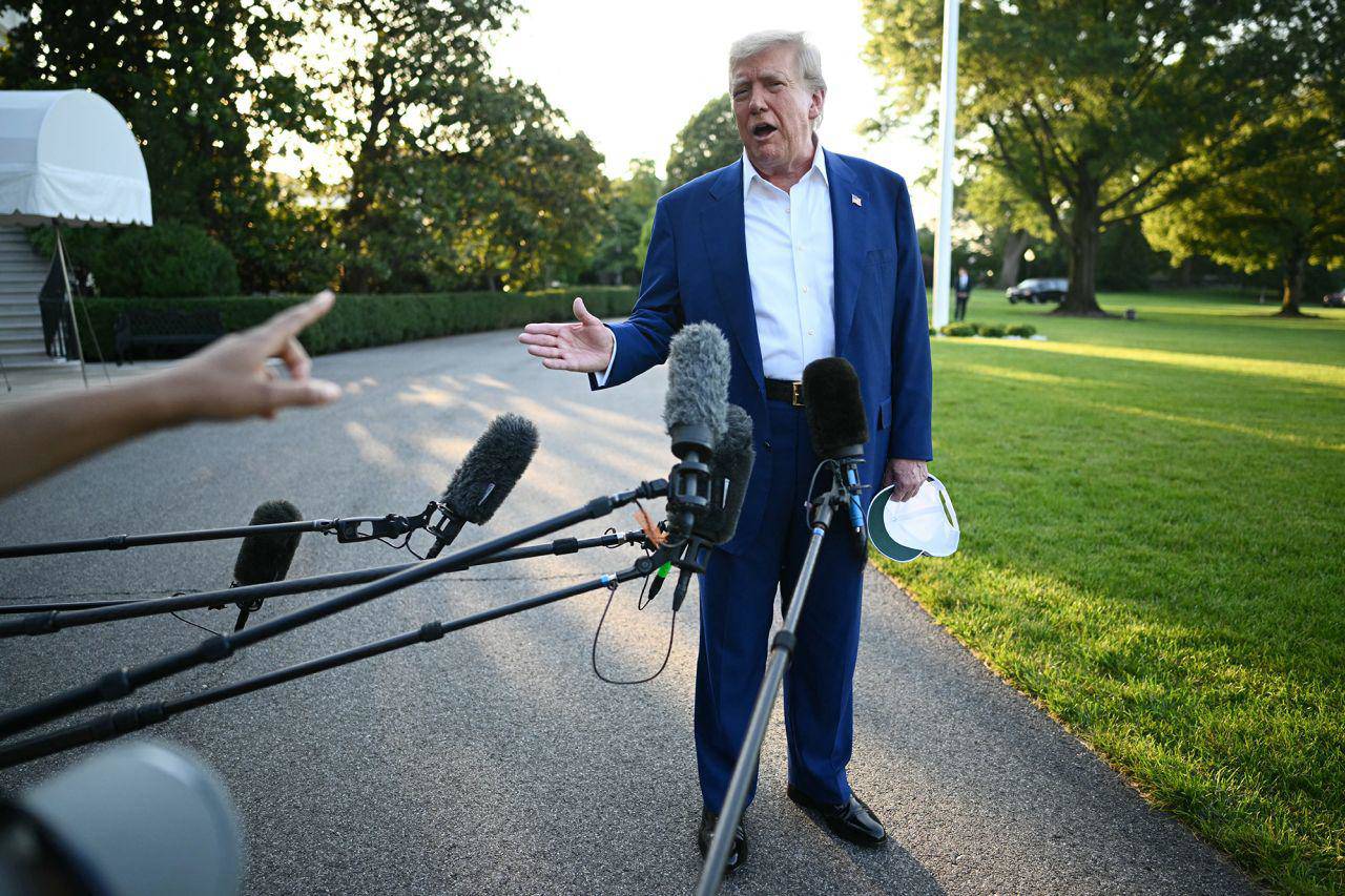 Tổng thống Mỹ Donald Trump mong muốn Thái Lan và Campuchia sớm chấm dứt giao tranh (ảnh: Getty)