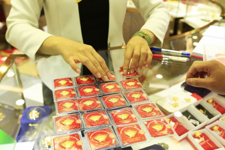 Dự báo giá vàng tăng. Ảnh: Đức Thành