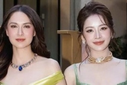 Nữ ca sĩ Chi Pu khoe nhan sắc cùng mỹ nhân đẹp nhất Philippines