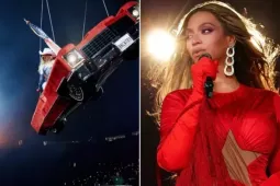 Sao nữ gặp sự cố sân khấu: Beyoncé suýt rơi từ trên cao, Olivia Rodrigo " sụt hố "